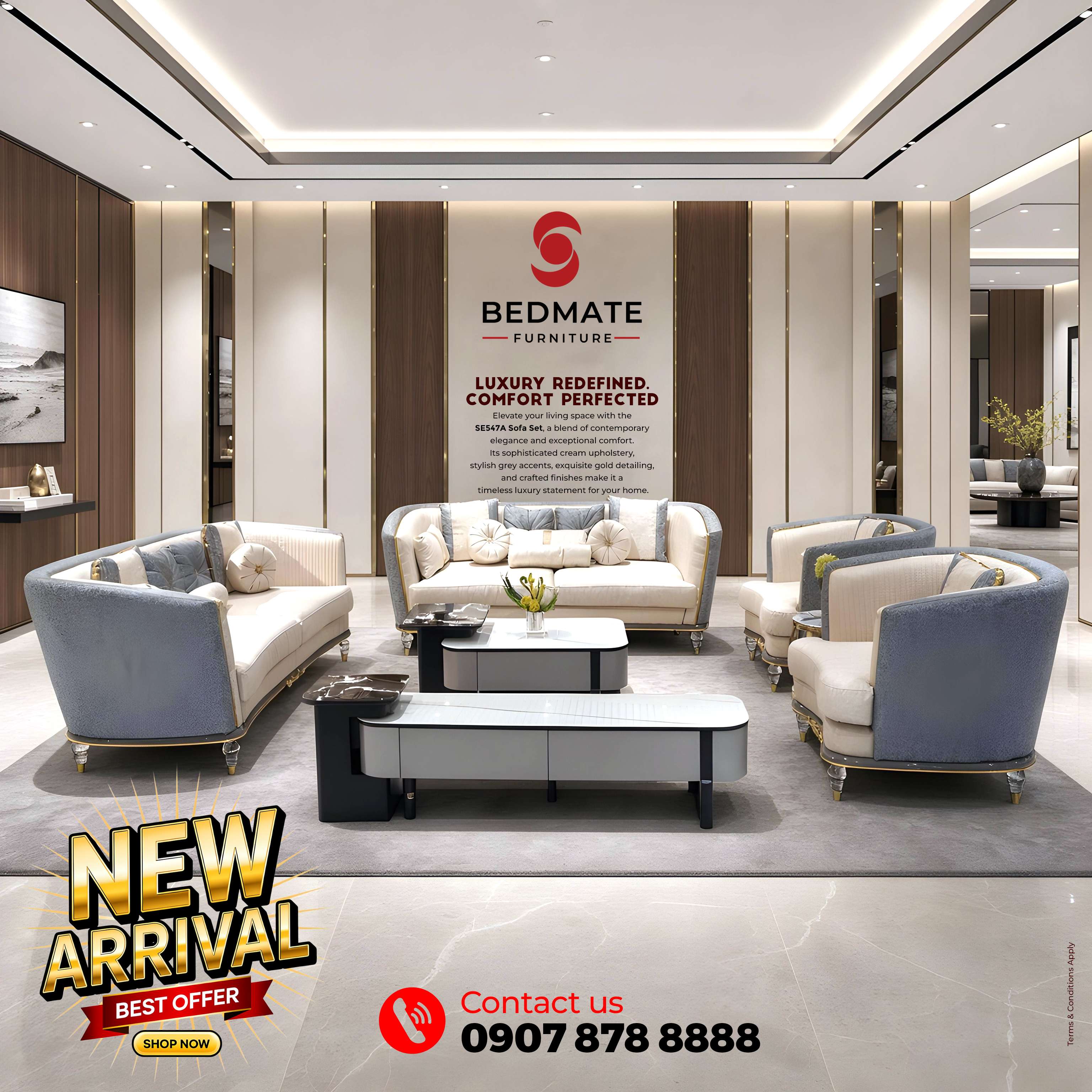 NewArrival Bedmate Furniture 20Oct 2026 SE547A BEDMATE FURNITURE Nigeria's #1 Furniture Company - For All Kinds of Quality, Bespoke & Exquisite Furniture